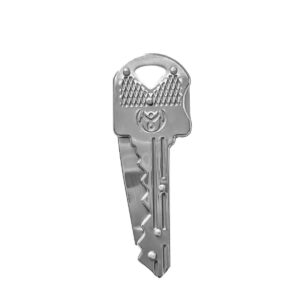 “Door Key” charm with hidden knife blade