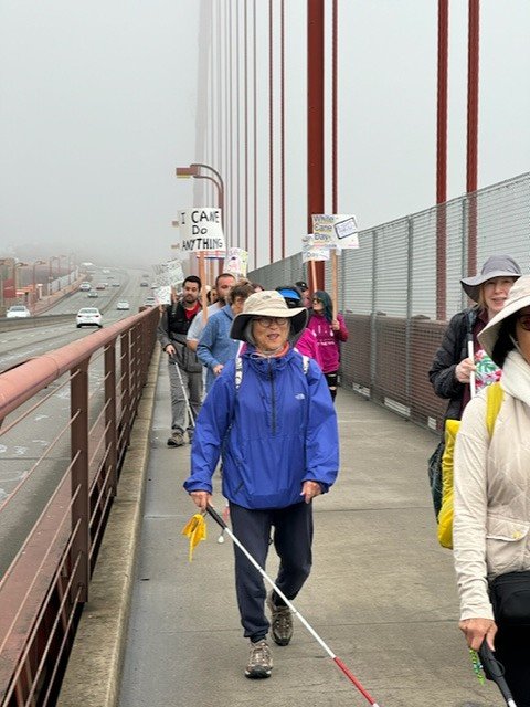 You are currently viewing White Cane Day 2023 – Golden Gate Bridge San Francisco California.  Jimmy’s YCG Speech is Awesome!