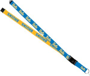 Blue and Gold branded UCLA Bruins cane handle lanyard