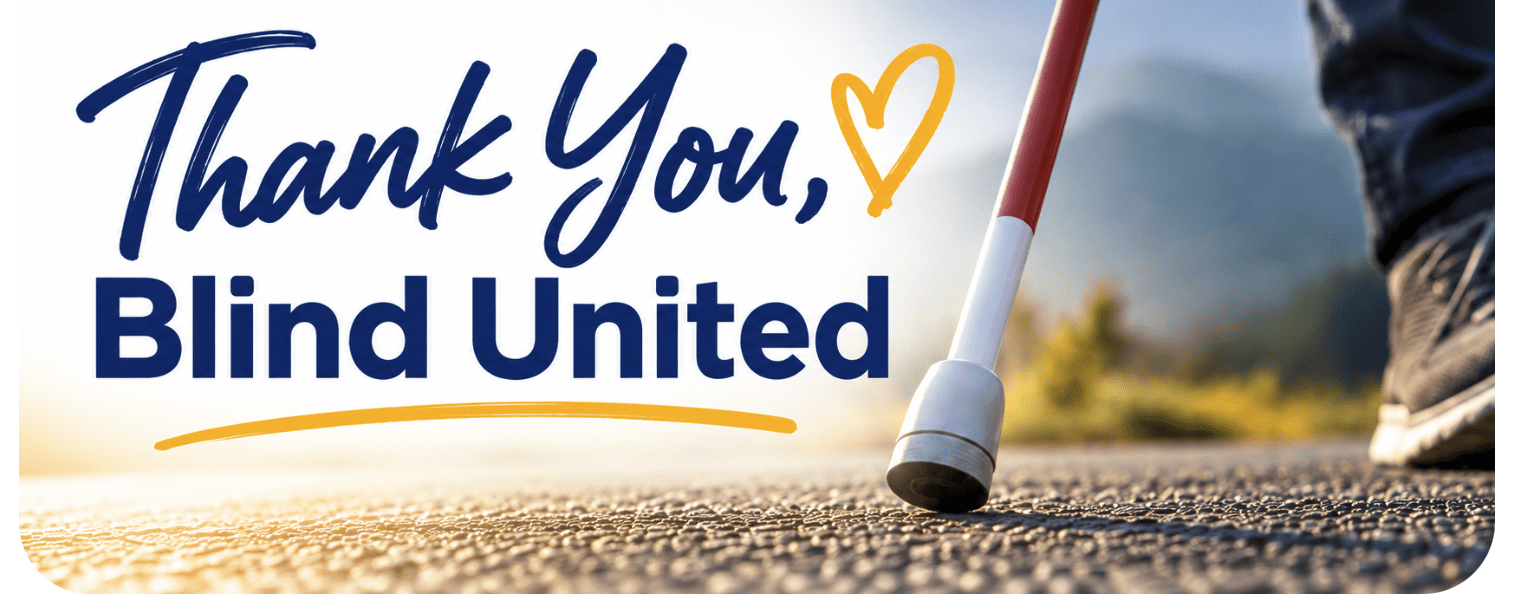 You are currently viewing Thank you to Blind United